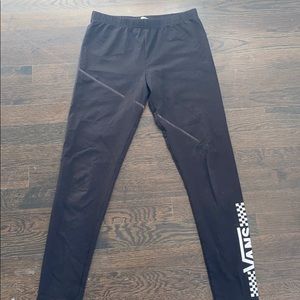 Girls Black Vans Leggings